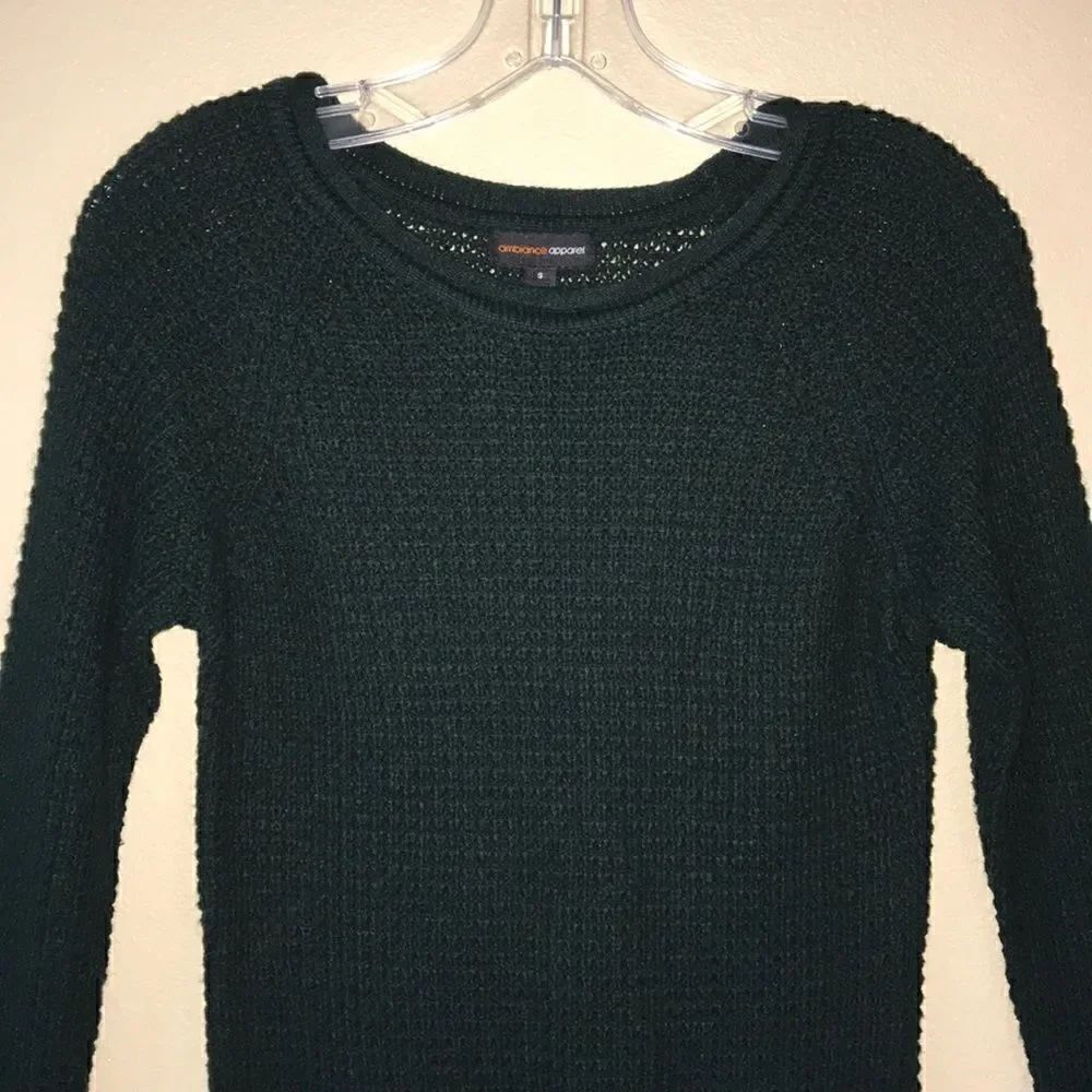 Ambiance Apparel Dark Green Sweater
